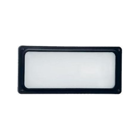 Wall recessed COC No grid IP65 E27 42W Nero