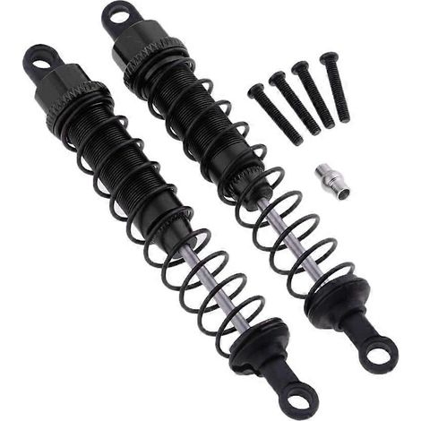Amortisseur arrière amélioré pour crawler FY-03 12428 à l'échelle 1/12 - Noir, 88 mm (1/5)