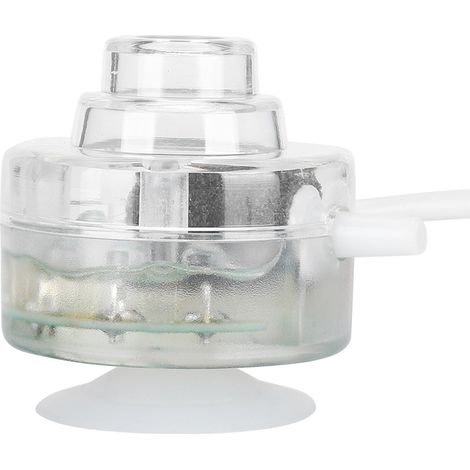 Lampe à bulles d'oxygène LED colorée étanche pour aquarium, pierre à air cylindrique de plongée (P01 Version basse tension, lampe à bulles cylindrique USB) (1/5)