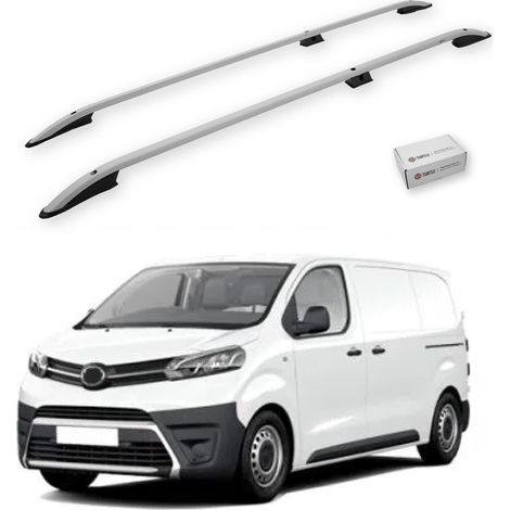 TURTLE kompatibel mit Toyota Proace (Mk2) 2013-2016 / Lange Version Dachreling Crown Grau (1/5)