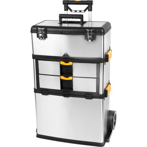 Werkzeugbox Strend Pro TBx3042-F, auf Rädern mit Griff, Edelstahl, max. 36 kg (1/5)