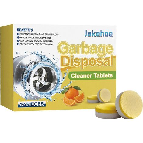 Pastilles nettoyantes pour broyeur d'évier, puissantes capsules désodorisantes, faciles à utiliser dans la cuisine. (1/5)