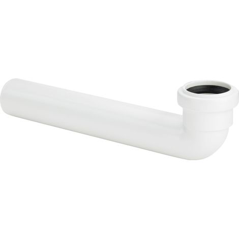 Viega coude 667375 DN 40x40x245mm, 90 degrés, plastique blanc , flexible, avec joint