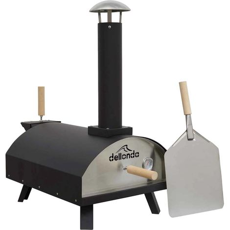 Sealey DG10 Dellonda Wood-Fired Pizza Oven 14"" - Black (1/5)