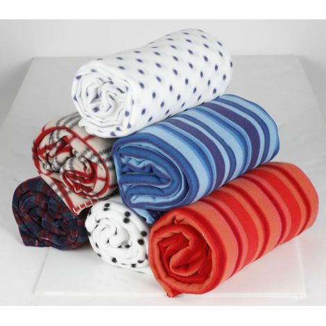 Mikrofaser Polar-Fleece-Decke 130x170cm Wohndecke Sofadecke Kuscheldecke Tagesdecke Decke Schlafdecke (1/5)