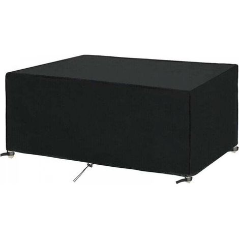Housse Salon de Jardin 180x100x75cm protection Bach table de jardin meubles d'extérieur imperméable à l'eau et au vent résistant aux UV et au froid (1/4)