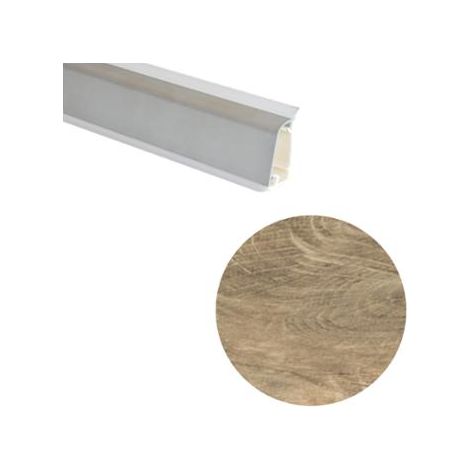 ALZATINA TRAPEZOIDALE ROVERE RUSTICO 300CM