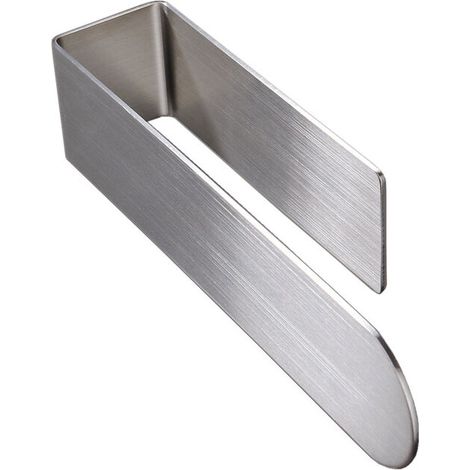 Porte-Serviettes - Anillo Porta-Toallas Autoadhesivo En Acero Inoxidable Pulido SUS 304 - Baño Cocina Autocaravana - 1 Unidad (1/4)