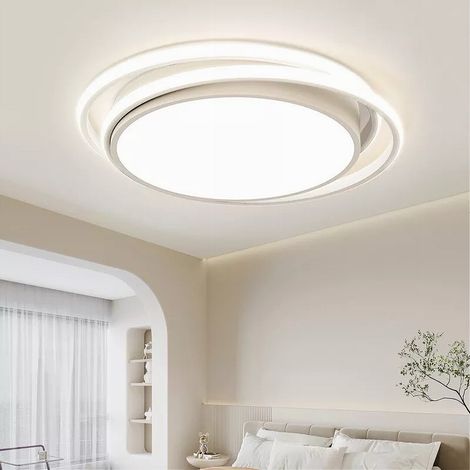 TRADE SHOP - Plafoniera Led Soffitto Cerchio 60w Circolare Bianco Moderno Luce Naturale 50156 -