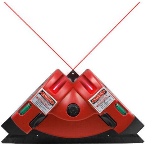 Niveau de projection laser à angle droit Boîtier en plastique intégré Ligne verticale horizontale infrarouge pour carrelage rouge (1/5)