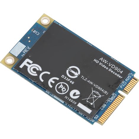 Carte Mini PCIe AW VD904 avec chipset BCM70010/BCM70012, décodeur vidéo HD pour TV, netbook et ordinateur portable. (1/5)