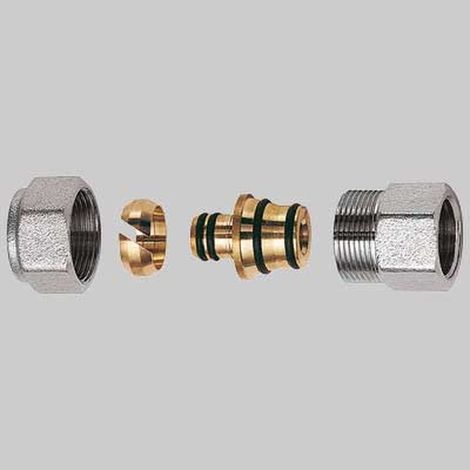 NIPLES FEMMINA CROMATO FAR COMPLETO - 1" x 32 x 3