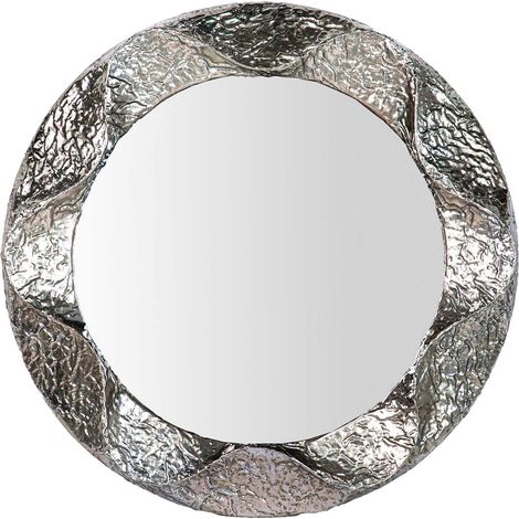 Silberner Metallspiegel 104X7X104 cm (1/5)