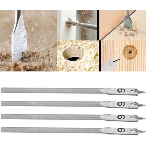 Perceuse à bois à pointe triangulaire de 6 mm pour élargir les trous (1/5)
