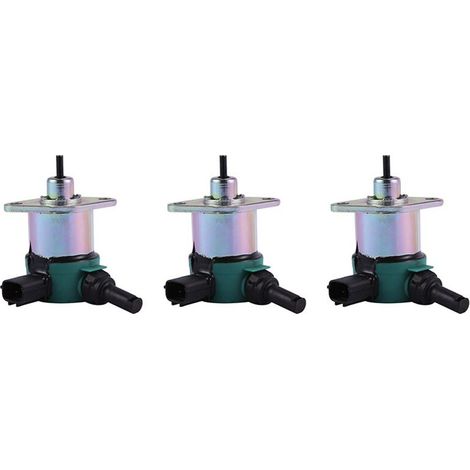 Tre componenti di arresto per elettrovalvole adatti ai modelli D1005, D1105 e D905, codici articolo 17208-60015, 17208-60016, 17208-60017 e 17208-60010, 12V. (1/4)
