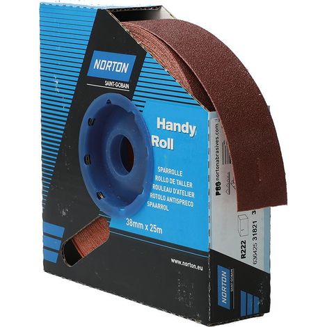 Rullo abrasivo R222 38mmx25m P80