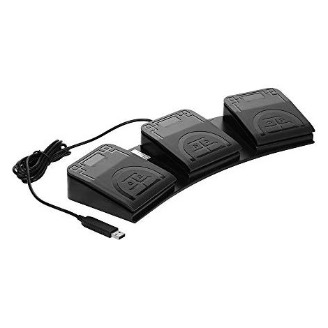 FS2020U1 Interrupteur à pied USB avec clé de commande pour appareils médicaux, instruments de bureau (1/5)