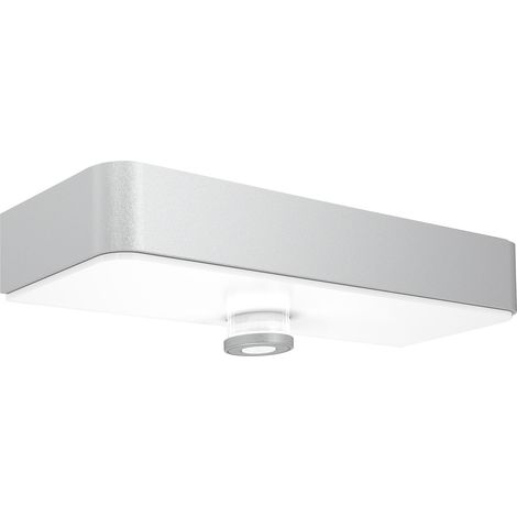 Steinel SOL-O S 052652 Solar-Außenwandleuchte mit Bewegungsmelder LED LED fest eingebaut 1.5 W Silb (1/5)