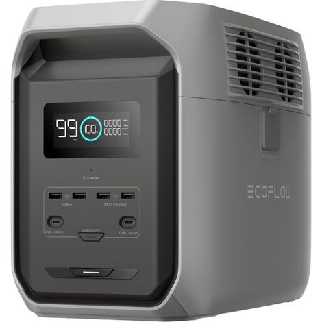 EcoFlow DELTA 3 estación de energía portátil negra 1536 Wh (1/4)