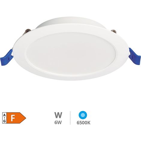 Downlight empotrable LED redondo Belur 6W 6500K Blanco (1/5)