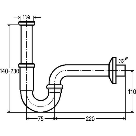 VIEGA 818142 Siphon à tubulure 5611.5 (1/3)