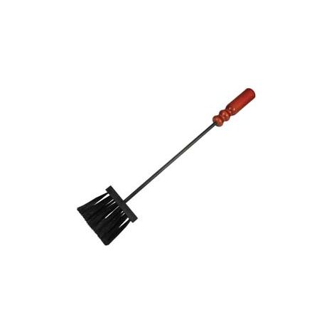 SCOPINO SETOLE NYLON PER CAMINO MANICO LEGNO- - cm.55h. (725 BIS) - 2 pezzi MILLE