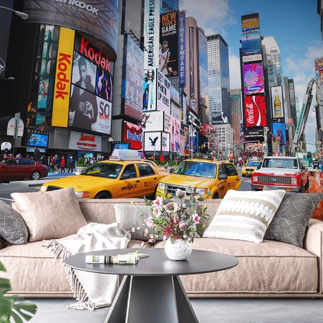 Papier peint panoramique - New York Time Square - 130 cm x 87 cm (1/4)