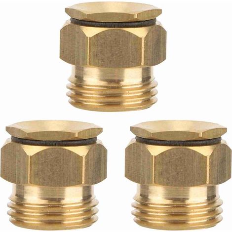 Toivize-Tête d'arrosage G1/2" - Buse brumisateur en laiton - Réglable pour jardin, 3 pièces (1/5)