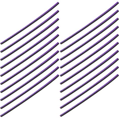 40 strisce flessibili viola per la ventilazione dell'auto, design elegante (1/2)