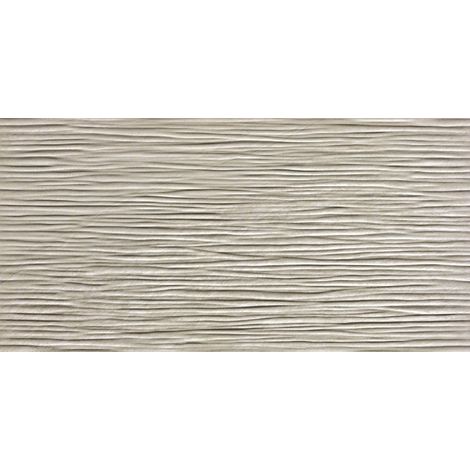 Carrelage effet Pierre 3D Quartzite Gris Silver Ocean 80x40x1 cm Mat Teravio - Mur intérieur (vendu par carton de 1,28 m²) - RO'MA CARRELAGE