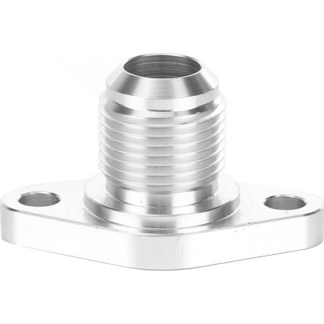 Kit de 2 adaptateurs bride retour d'huile AN12 en alliage d'aluminium, raccord compatible turbo Garrett T3 T4 T04B T04E (1/5)