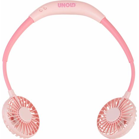 Unold 86694 ventilador y nebulizador personal de mano Rosa Ventilador de cuello (1/5)