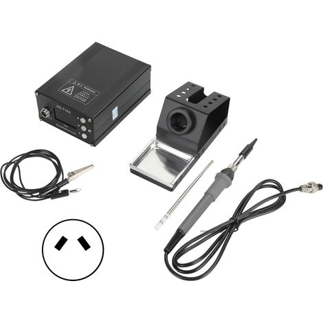 Station de soudage à air chaud LED numérique à température constante, kit de déssoudage avec prise AU 110-230V (1/5)