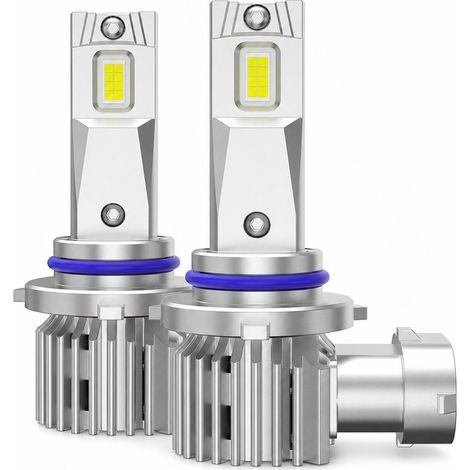 Bombilla LED de faro para coche H11 plateada, 64 W, 6400 lm, 8 LED de doble cara, REDSEA R100 (1/5)