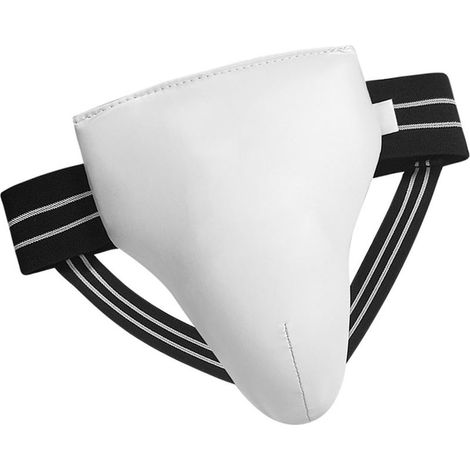 Protège-aine pour homme en cuir PU respirant pour boxe, Muay Thai, kickboxing et entraînement (1/5)