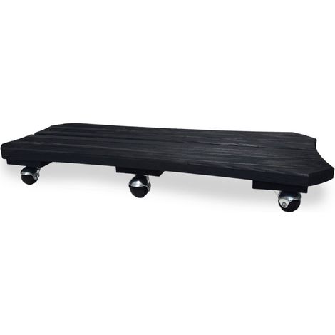 LOUIS MOULIN Roule plante Bois spécial bac anthracite - 30x70 cm - Bois (1/5)