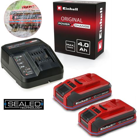 Einhell Professional 18v 4.0Ah PLUS Battery Sealed x 2 Fast Charger Starter Kit (1/5)