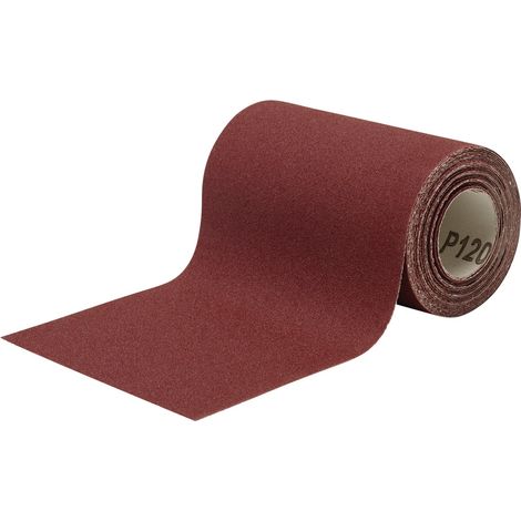 Draper General Purpose Sanding Roll, 115mm x 5m, 120 Grit - Versatile Abrasive Sanding Roll for DIY and Professional Use (1/5)