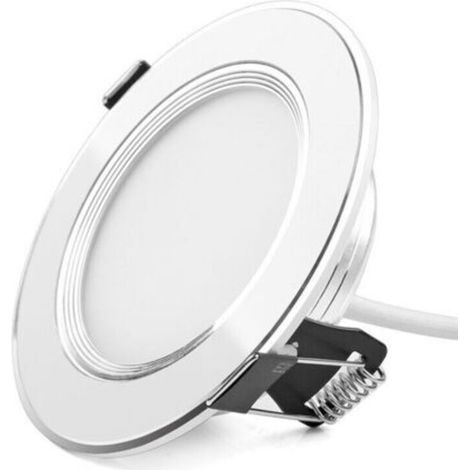 Spot Encastrable LED Ultra Plat 7W Spot Encastrable Plafonnier Blanc Neutre Spot Salle de Bain (1/5)