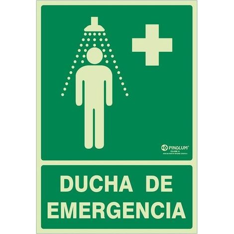 señal 923 plast.297x210 ''ducha emer'' lum ducha de emergencia