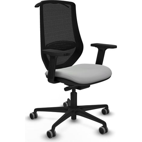 Piqueras y Crespo Mardos chaise bureau gris clair ergonomique