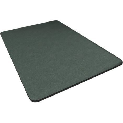Tapis De Bain - Diatomite - 50 X 80 Cm - Vert Foncé - Dos Caoutchouc Antidérapant - 1 Piece