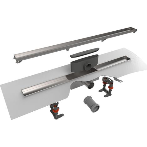Easy Drain Compact caniveau de douche carrelable FF ws 50mm 70cm simple