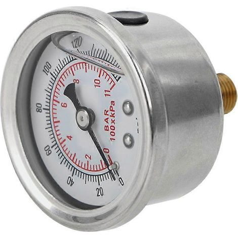Manomètre de pression d'huile, testeur de pression de liquide, système de surveillance, pression de carburant, 0-160 psi, filetage 1/8 NPT. (1/5)