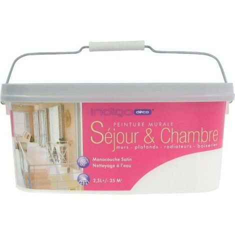 Wandfarbe Einzeltönung Wohnzimmer / Schlafzimmer 2,5l Wassergrün