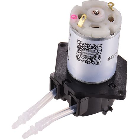 Pompe doseuse 12 V CC, pompe péristaltique, mini-pompe à eau et liquides, tête à tube péristaltique, fonction d'auto-amorçage (1/5)
