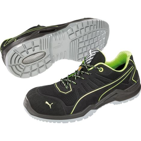 Puma Safety Puma Sicherheitsschuh FUSE TC LOW S1P ESD SRC 644210 Gr. 47 schwarz/grün