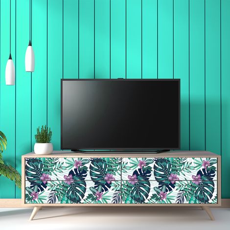 Sticker meuble tropical porrmate 40 x 60 cm (1/5)