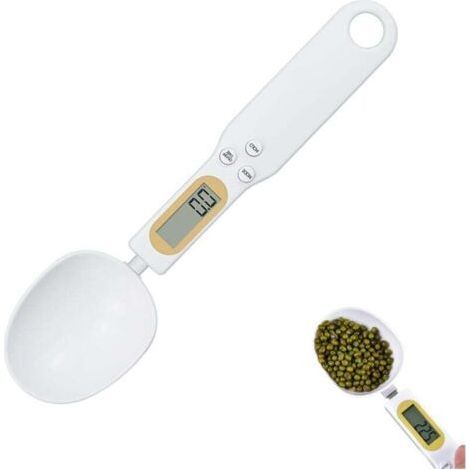 Precision digital scale (0.1g to 500g), with LCD display, 4 units of measurement (gram, ounce, carat), multifunctional, suitable for kitchen, medicine, tea, spices, etc. (1/4)