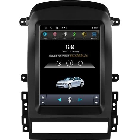 Autoradio pour (2006-2012) (Climatisation Automatique), 9.7 Pouces Android 14 écran Tactile 2+64 Go Navigation GPS avec Carplay Bluetooth Commande au Volant (modèle B) (1/5)